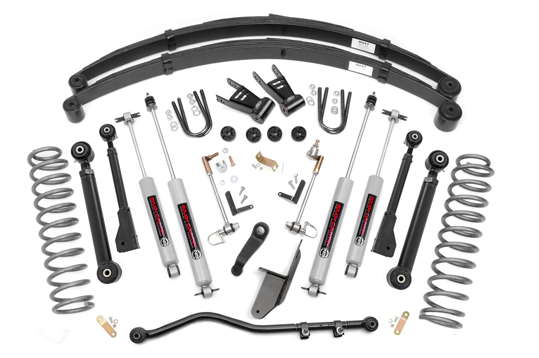 Rough Country 6.5 Inch Lift Kit X-Series Jeep Cherokee XJ 2WD/4WD (1984-2001)