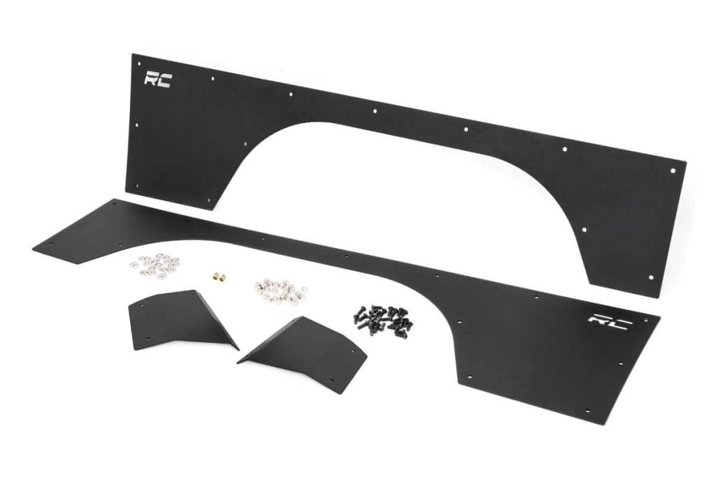 Rough Country Fender & Quarter Panel Armor Front Combo Jeep Cherokee XJ (97-01)