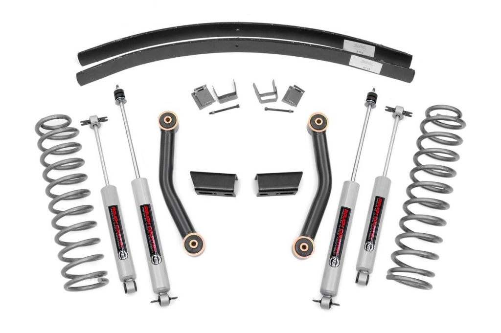 Rough Country 3 Inch Lift Kit Series II RR AAL Jeep Cherokee XJ 2WD/4WD (1984-2001)