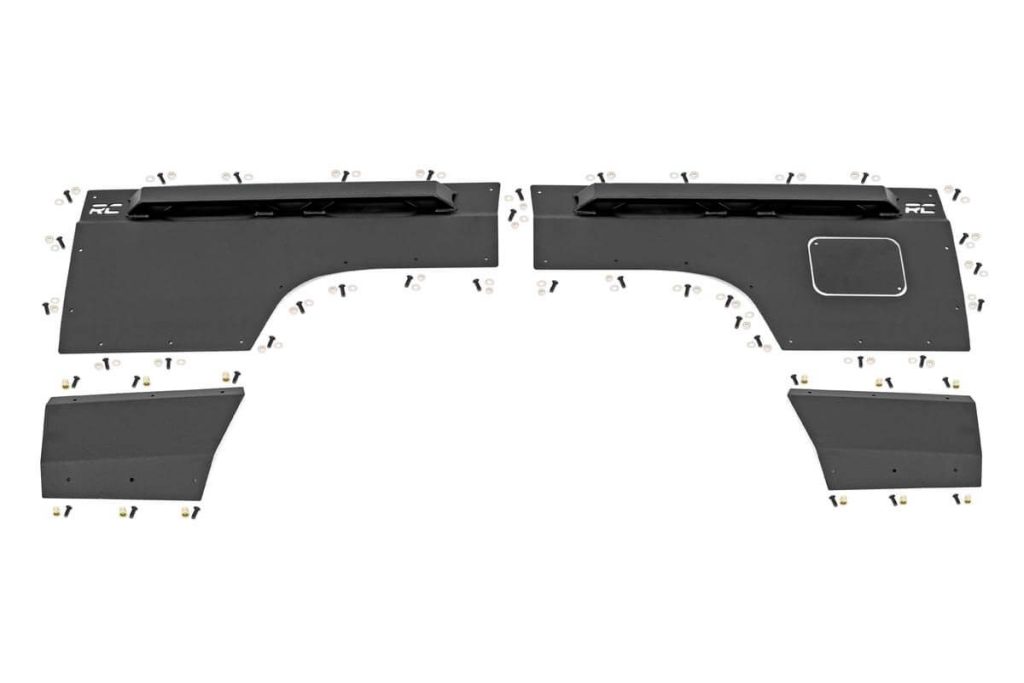 Rough Country Fender & Quarter Panel Armor Rear Combo Jeep Cherokee XJ 2WD/4WD (84-96)