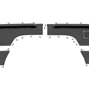 Rough Country Fender & Quarter Panel Armor Rear Combo Jeep Cherokee XJ 2WD/4WD (97-01)