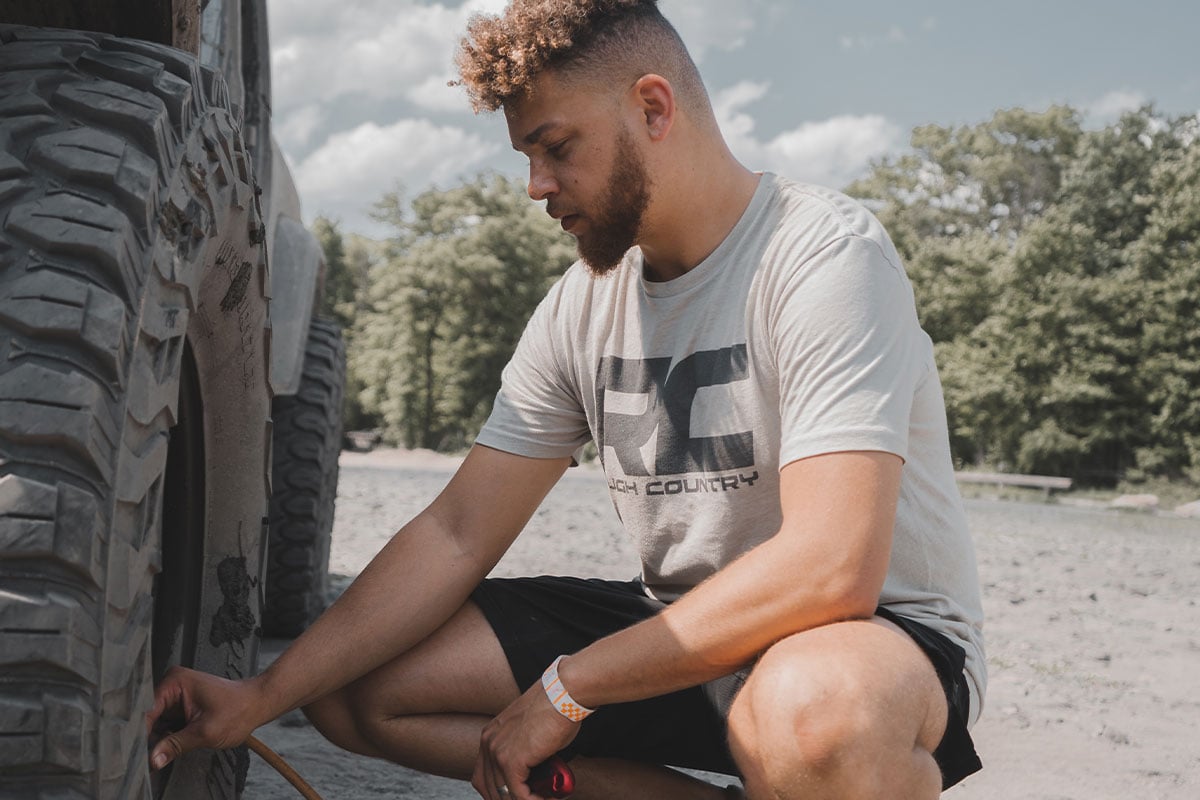 Rough Country T-Shirt Logo Grey SM