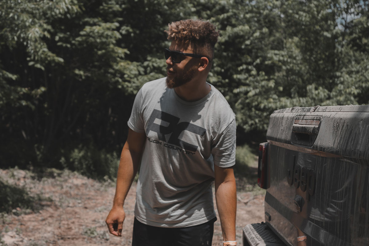 Rough Country T-Shirt Logo Grey 3XL