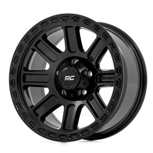 Rough Country 84 Series Wheel Gloss Black 17x8.5 6x5.5 +0mm