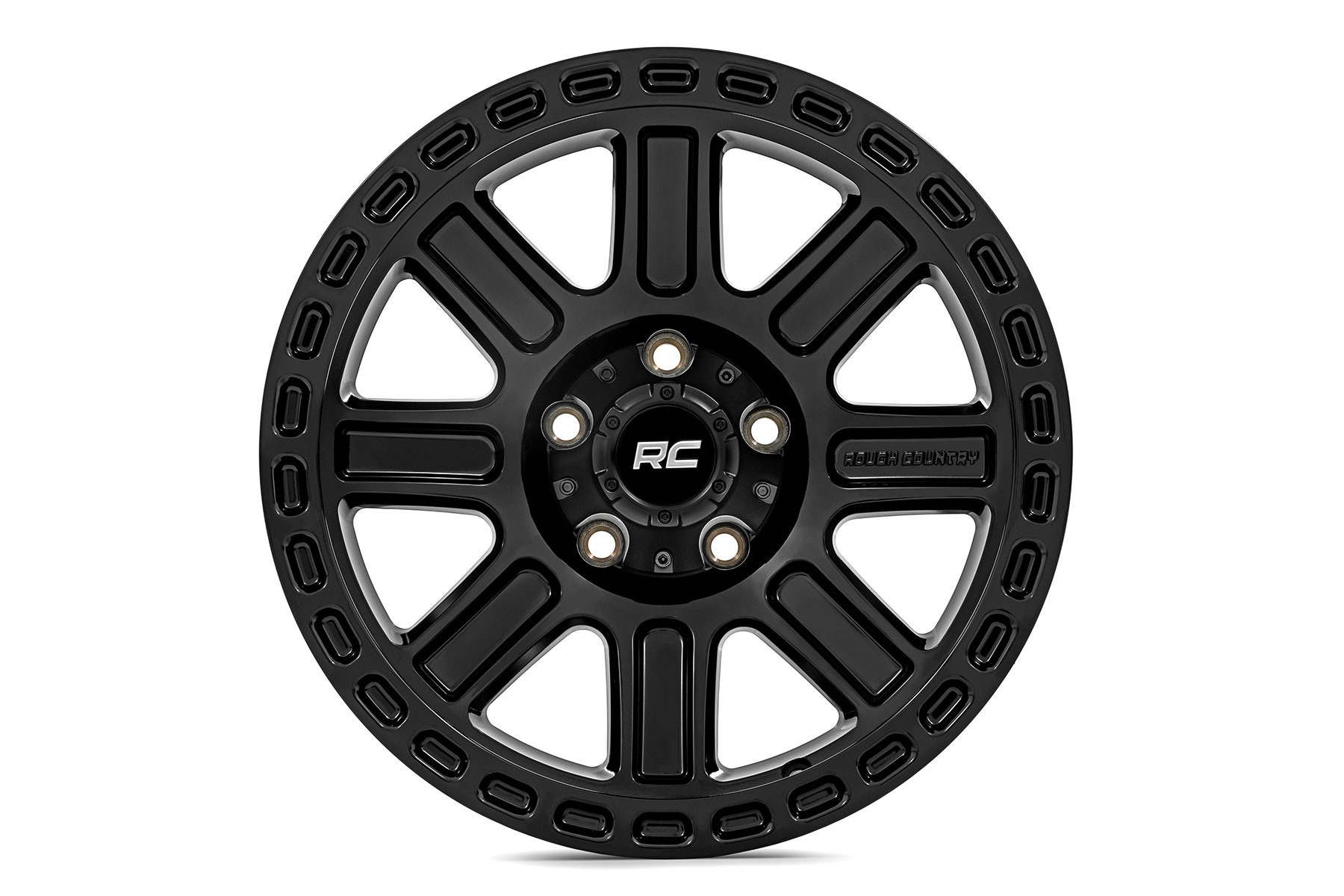 Rough Country 84 Series Wheel Gloss Black 18x8.5 6x135 +0mm