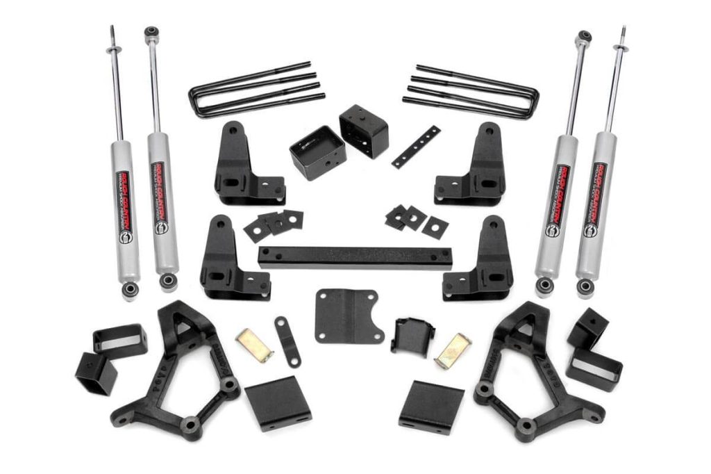 Rough Country 4-5 Inch Lift Kit Toyota Truck Standard Cab 4WD (1989-1995)