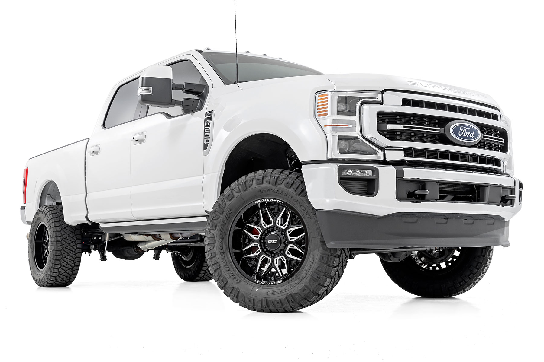Rough Country 86 Series Wheel One-Piece Gloss Black 20x10 8x170 -19mm