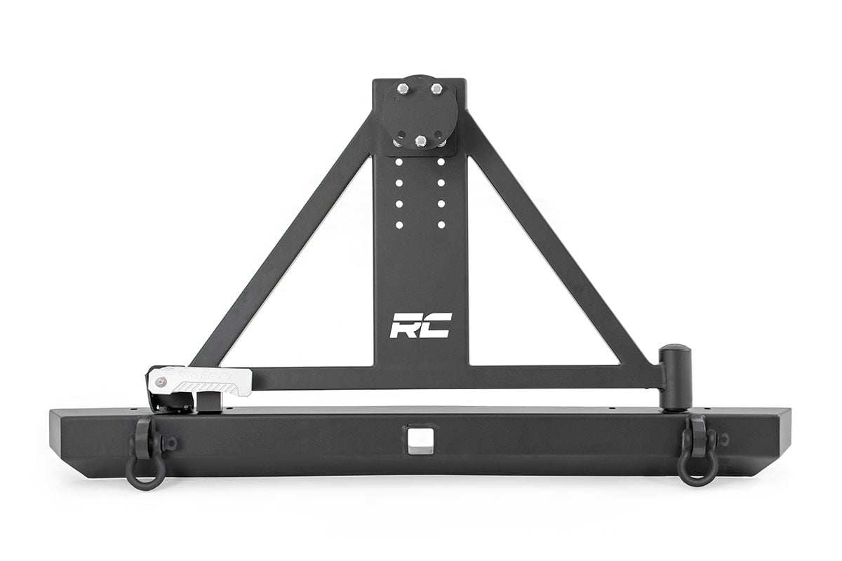 Rough Country Rear Bumper Tire Carrier Jeep Wrangler TJ (97-06)/Wrangler Unlimited (04-06)