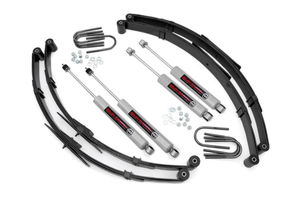 Rough Country 2.5 Inch Lift Kit Jeep Wrangler YJ 4WD (1987-1995)