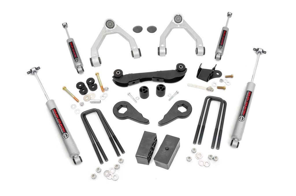 Rough Country 2-3 Inch Lift Kit Rear Blocks Chevy/GMC 1500 Truck & SUV 4WD (1988-1999)