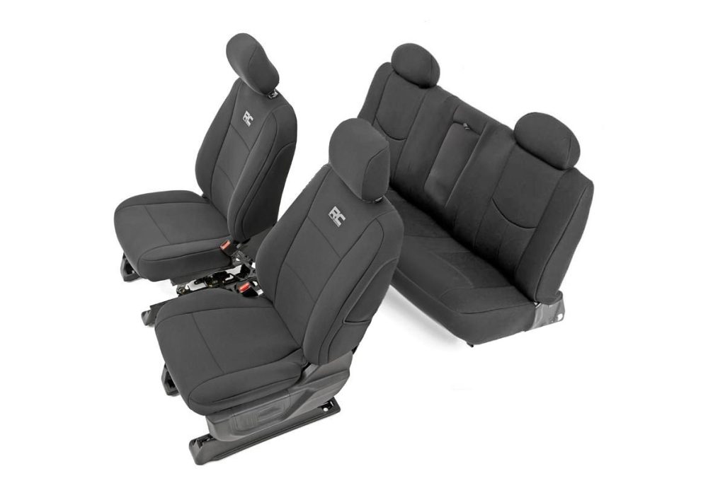 Rough Country Seat Covers FR 40/20/40 & Rear Chevy/GMC 1500 (14-18 & Classic)