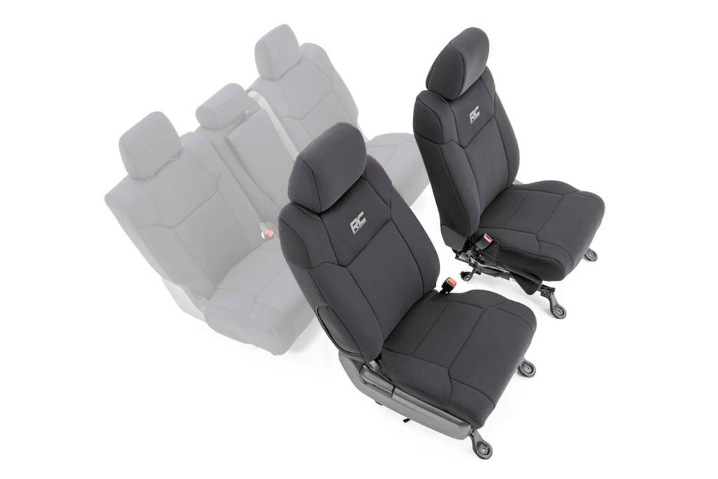Rough Country Seat Covers Front W/ Console Cover Toyota Tundra 2WD/4WD (2014-2021)