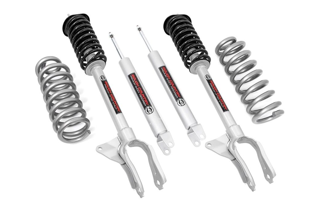 Rough Country 2.5 Inch Lift Kit N3 Struts Jeep Grand Cherokee 4WD (2016-2022)