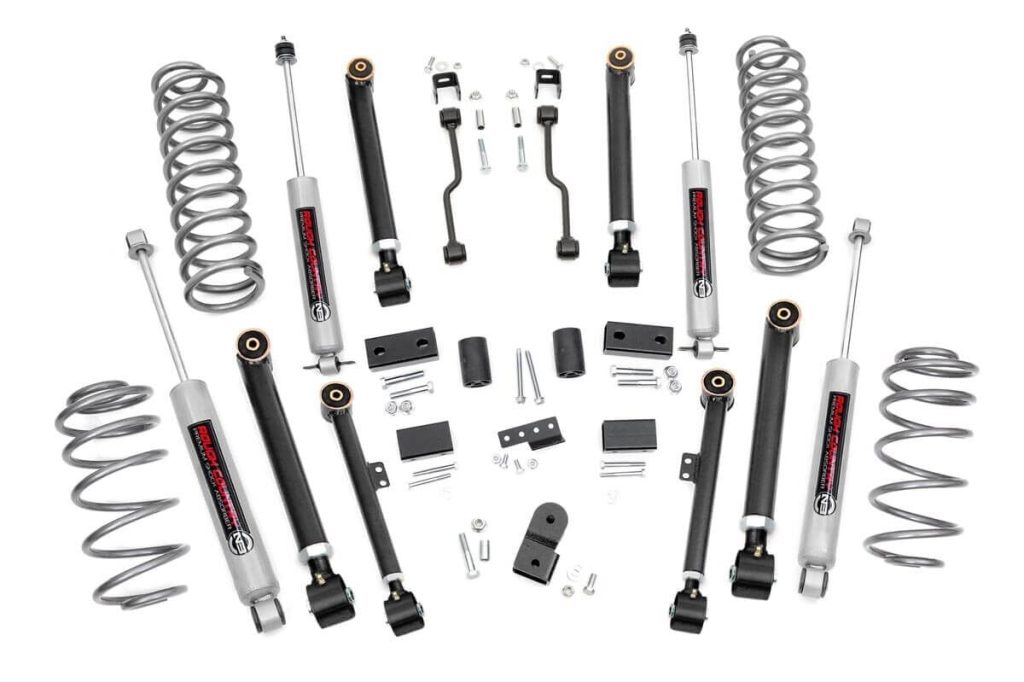 Rough Country 4 Inch Lift Kit X-Series Jeep Grand Cherokee ZJ 2WD/4WD (1993-1998)