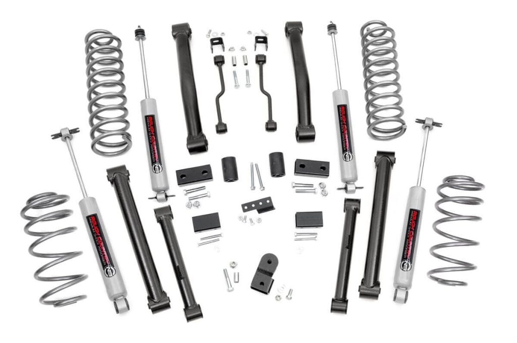 Rough Country 4 Inch Lift Kit Jeep Grand Cherokee ZJ 2WD/4WD (1993-1998)