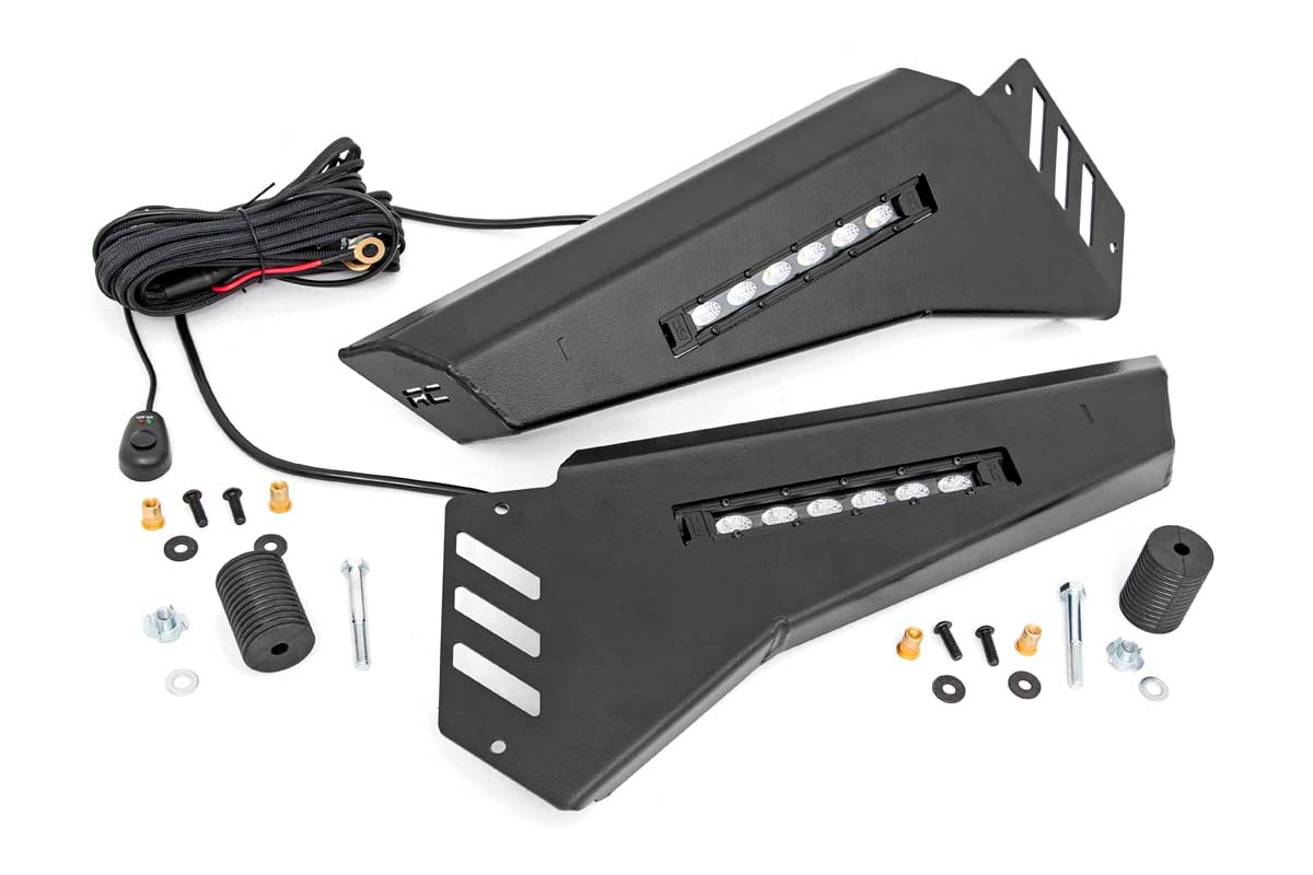 Rough Country Bumper Wings No Stinger 6″ Led Combo Honda Pioneer 1000
