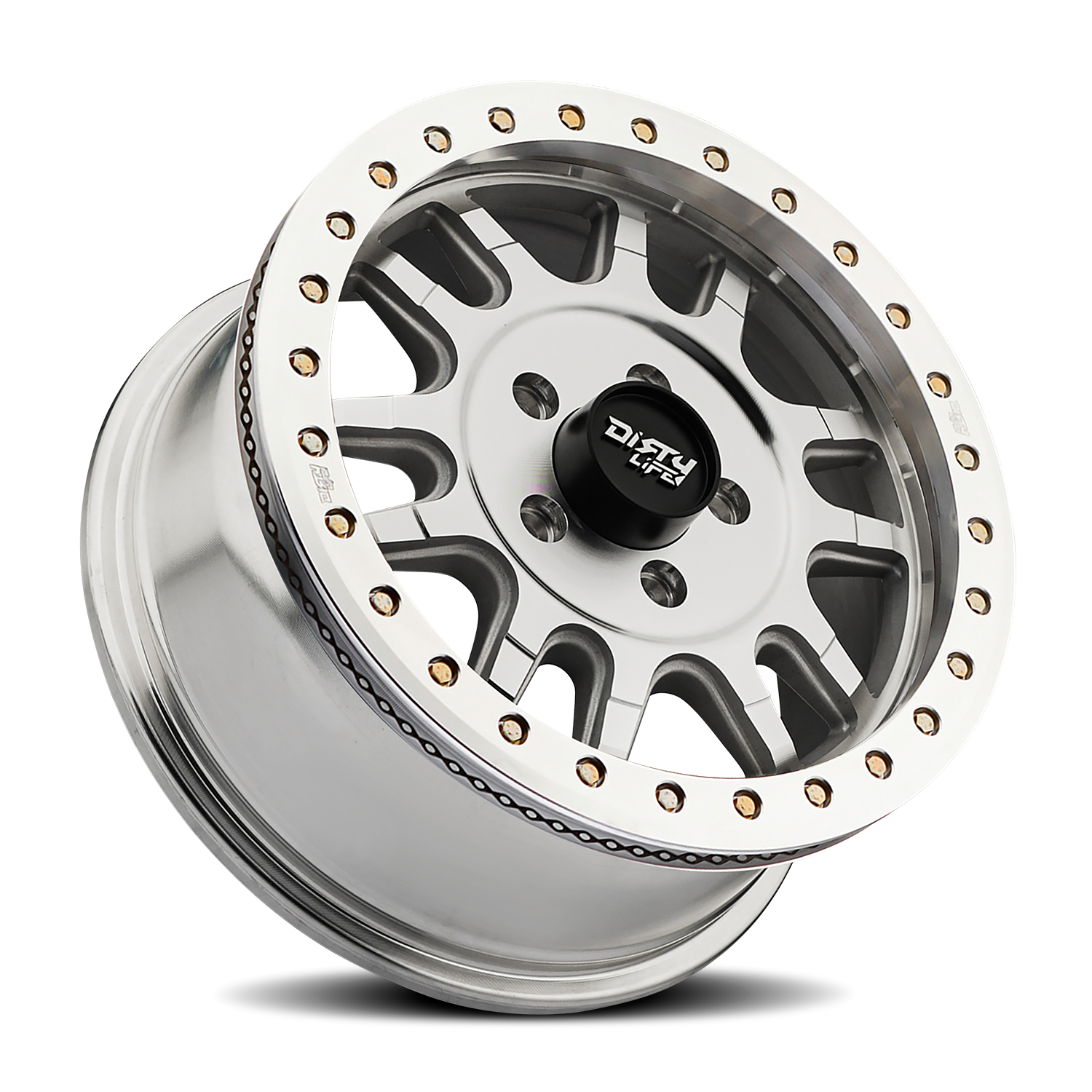 Dirty Life Race Wheels Canyon Pro 9309 17x9 5x127 -12 Silver - Image 2