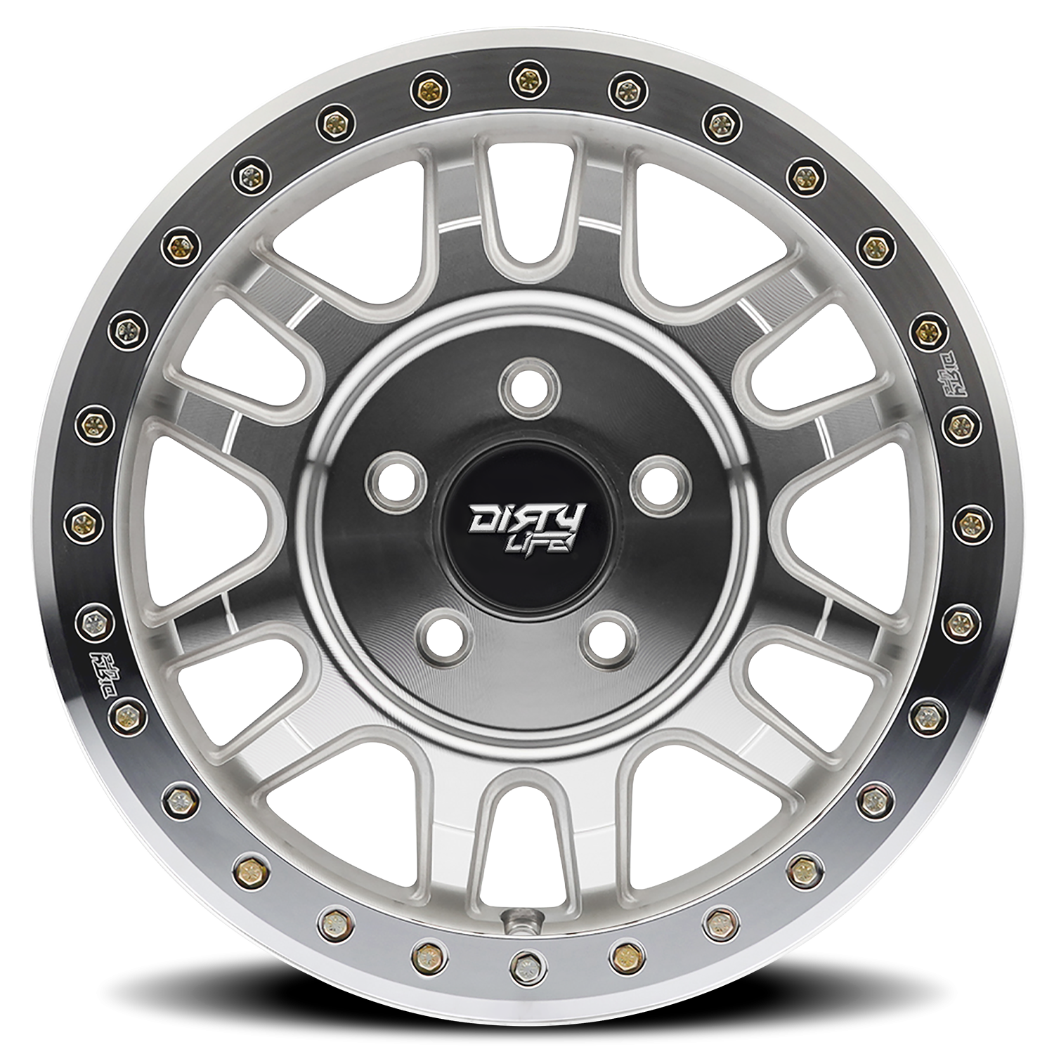 Dirty Life Race Wheels Canyon Pro 9309 17x9 5x127 -12 Silver - Image 3