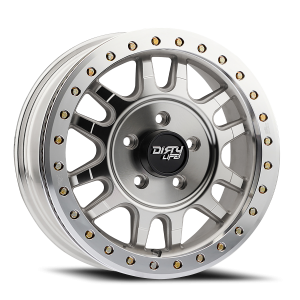 Dirty Life Race Wheels Canyon Pro 9309 17x9 5x127 -12 Silver