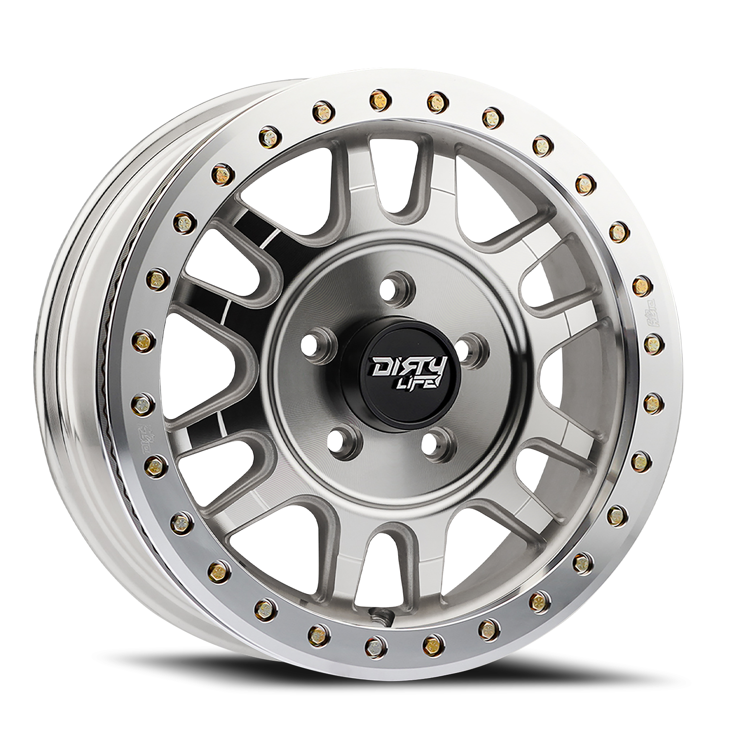 Dirty Life Race Wheels Canyon Pro 9309 17x9 5x127 -12 Silver