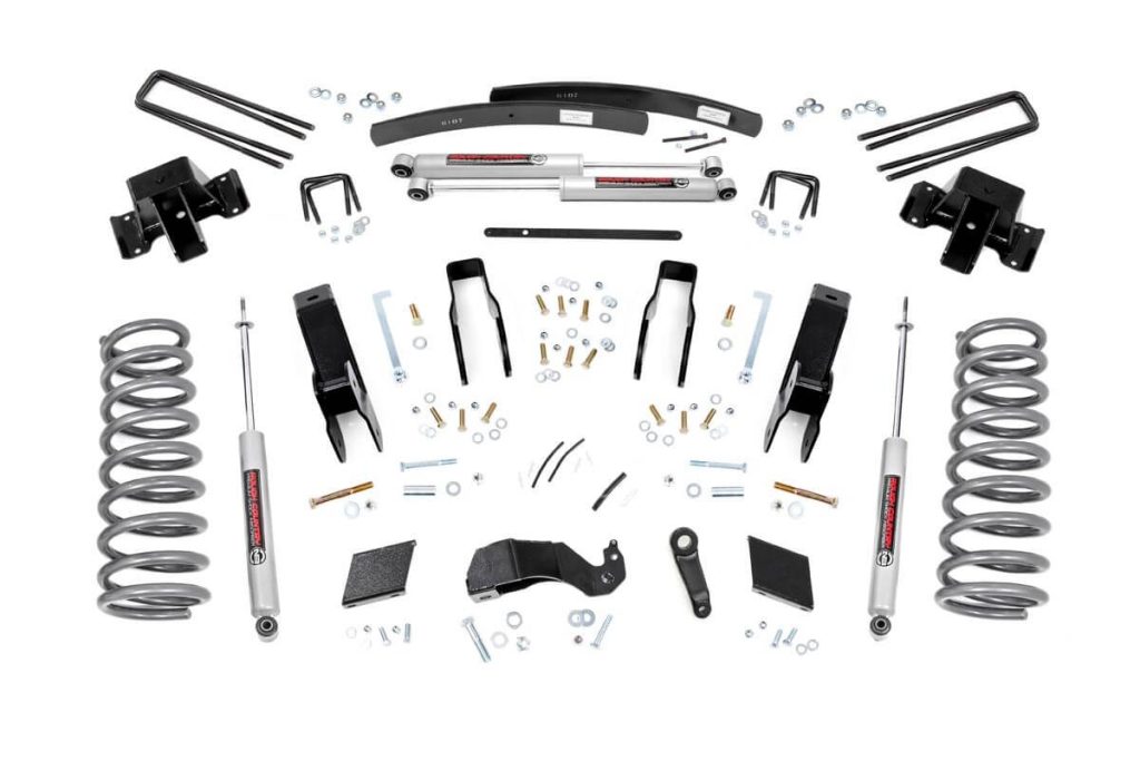 Rough Country 5 Inch Lift Kit Ram 2500 4WD (1994-1999)