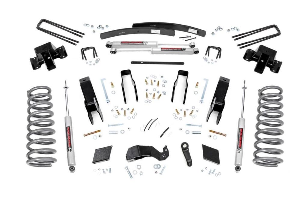 Rough Country 5 Inch Lift Kit Ram 2500 4WD (2000-2002)