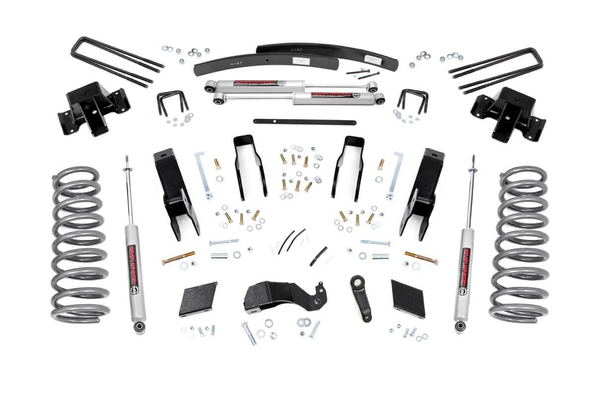Rough Country 5 Inch Lift Kit Ram 2500 4WD (2000-2002)