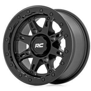 Rough Country 94 Series Wheel UTV Matte Black 14x7 4x137 +10mm