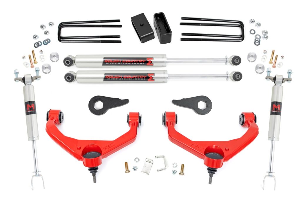 Rough Country 3.5 Inch Lift Kit M1 w/ Overloads Chevy/GMC 2500HD/3500HD (11-19)