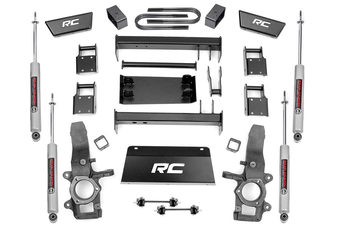 Rough Country 4 Inch Lift Kit Ford F-150 4WD (1997-2003)