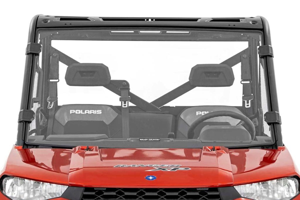 Rough Country Full Windshield Scratch Resistant Polaris Ranger 1000/Ranger XP 900/1000