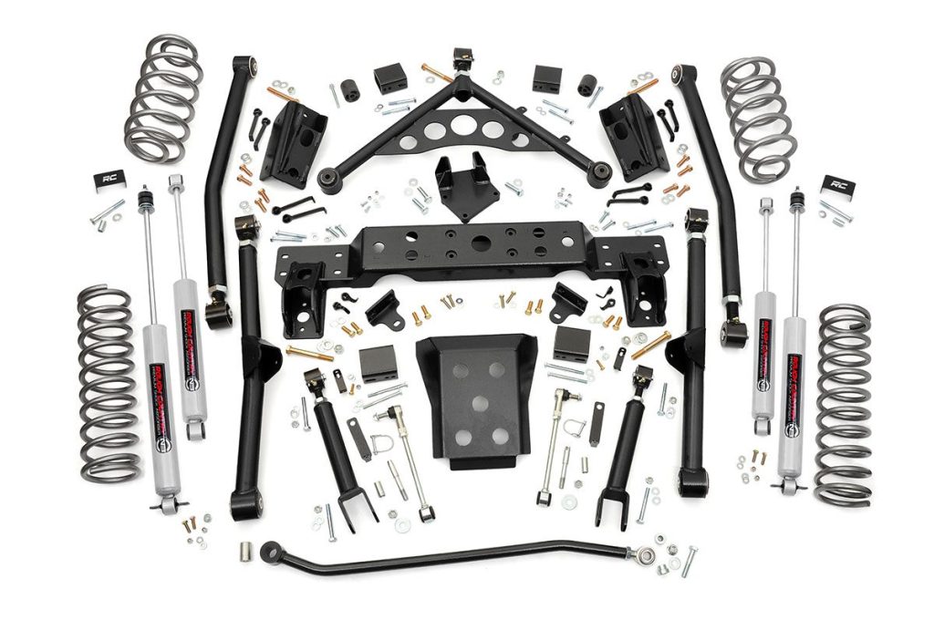 Rough Country 4 Inch Lift Kit Long Arm Jeep Grand Cherokee WJ 4WD (1999-2004)