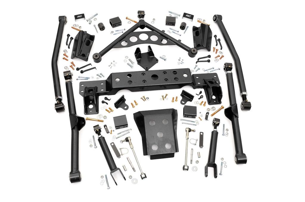 Rough Country Long Arm Upgrade Kit 4 Inch Lift Jeep Grand Cherokee WJ 4WD (1999-2004)