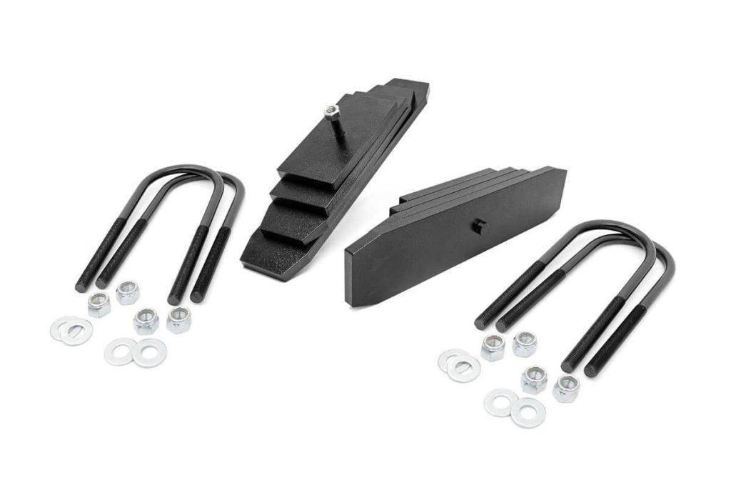 Rough Country 2 Inch Leveling Kit Leaf Block Ford Excursion 4WD (2000-2005)