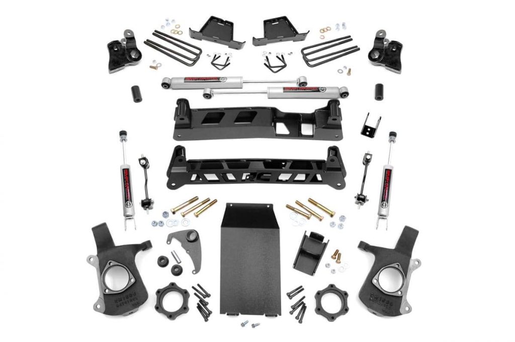 Rough Country 4 Inch Lift Kit Chevy Silverado & GMC Sierra 1500 4WD (1999-2006 & Classic)