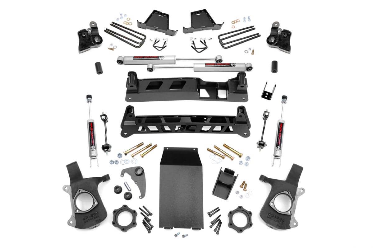 Rough Country 6 Inch Lift Kit Chevy Silverado & GMC Sierra 1500 4WD (1999-2006 & Classic)
