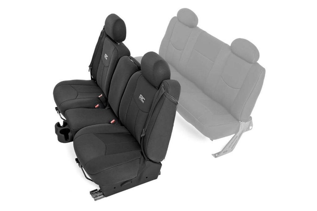 Rough Country Seat Covers Front 40/40/20 Chevy/GMC 1500 (99-06 & Classic)