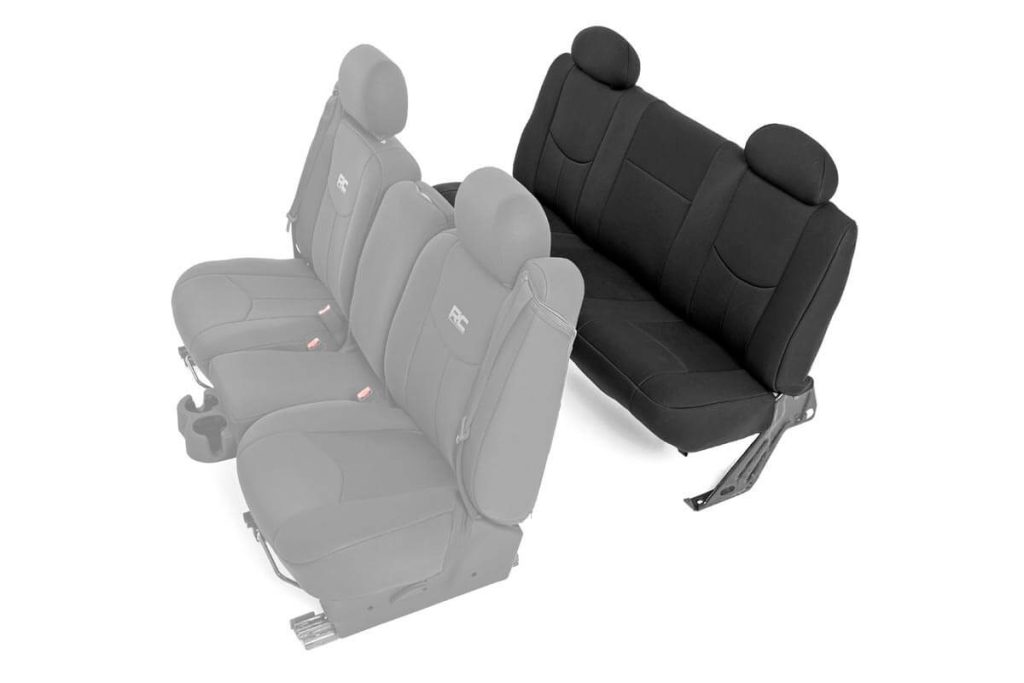 Rough Country Rear Seat Covers Full Bench Chevy/GMC 1500 (99-06 & Classic)