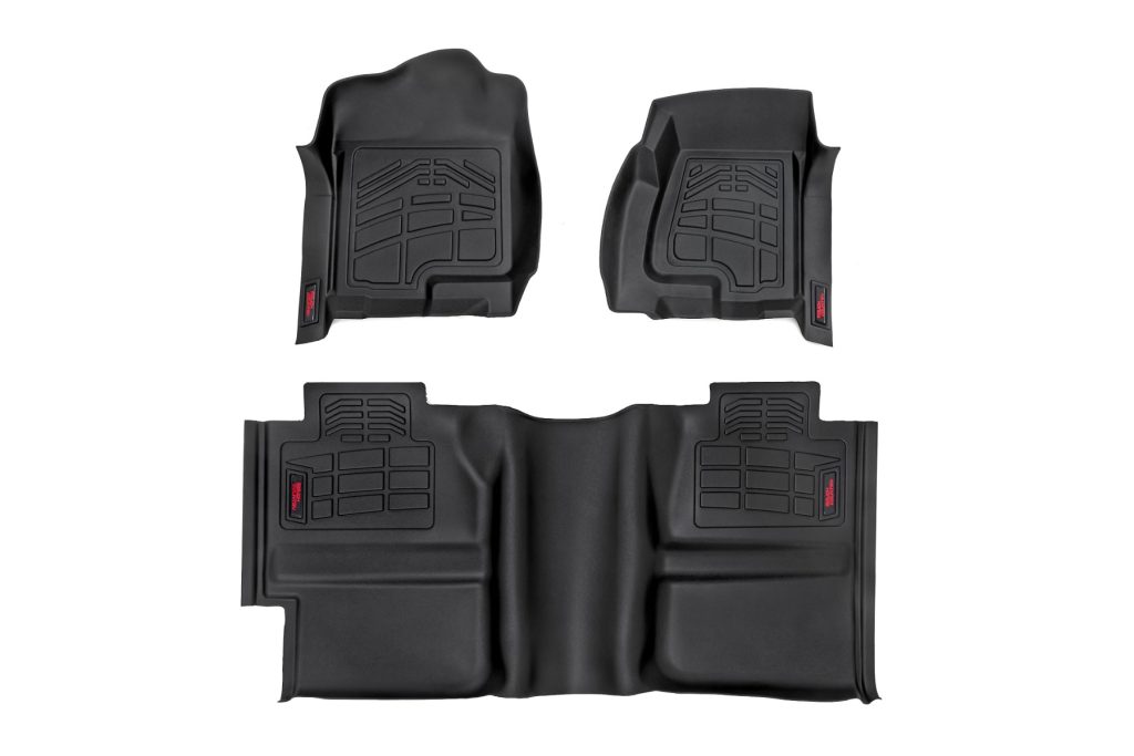 Rough Country Sure-Fit Floor Mats FR & RR Chevy/GMC 1500 (99-06 & Classic)