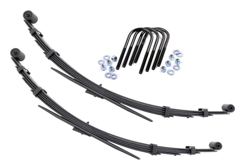 Rough Country Rear Leaf Springs 3″ Lift Pair Jeep Grand Wagoneer/J10 Truck/J20 Truck/Wagoneer 4WD