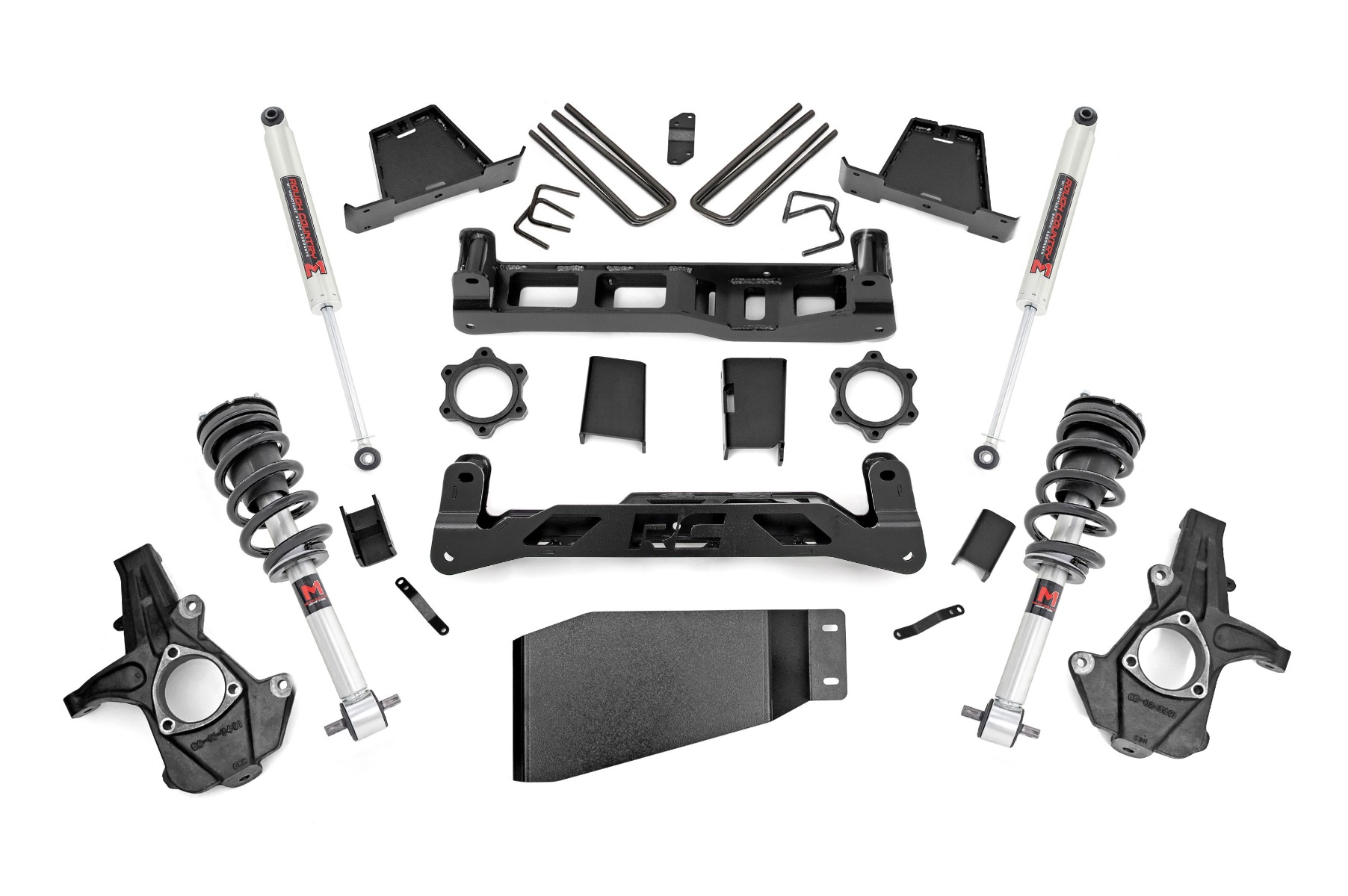 Rough Country 7.5 Inch Lift Kit M1 Struts/M1 Chevy/GMC 1500 (07-13)