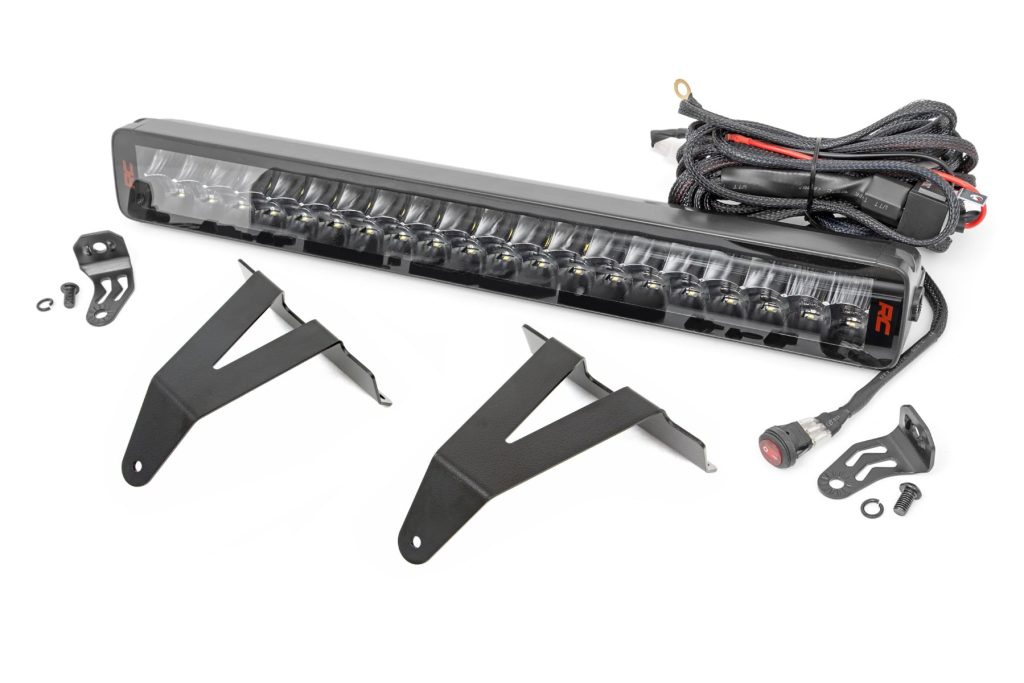 Rough Country LED Light Kit Bumper Mount 20β³ Spectrum Dual Row Ram 1500 (19-24)
