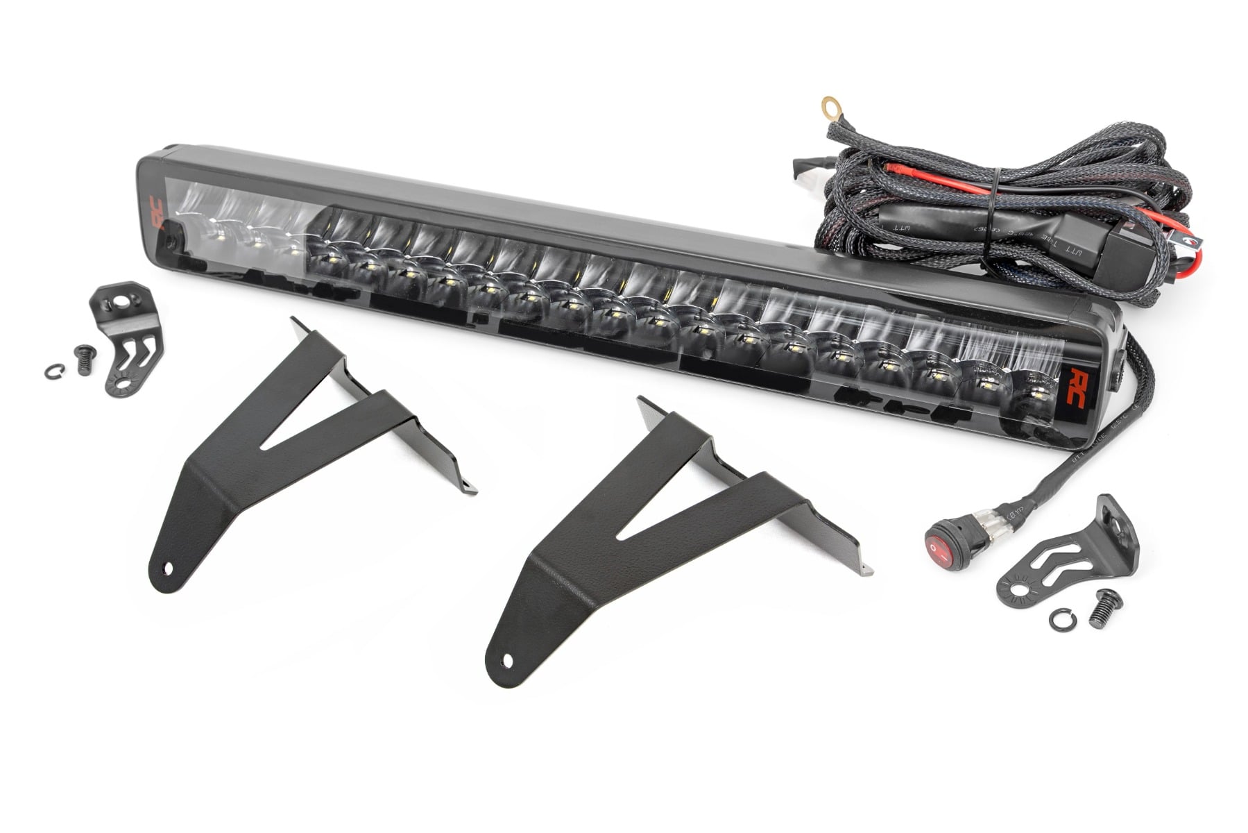Rough Country LED Light Kit Bumper Mount 20″ Spectrum Dual Row Ram 1500 (19-24)