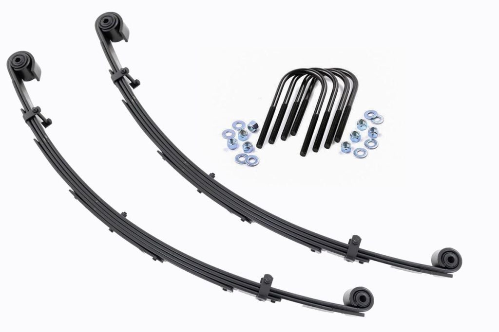 Rough Country Front Leaf Springs 4″ Lift Pair Ford Excursion/F-250 Super Duty/F-350 Super Duty 4WD