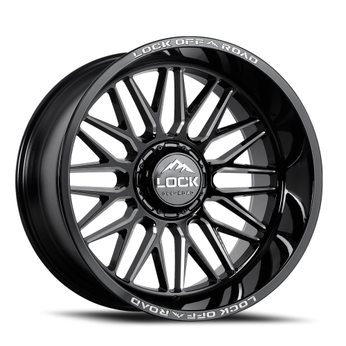 Lock Offroad Apex 22x12 8x170 -44 Black