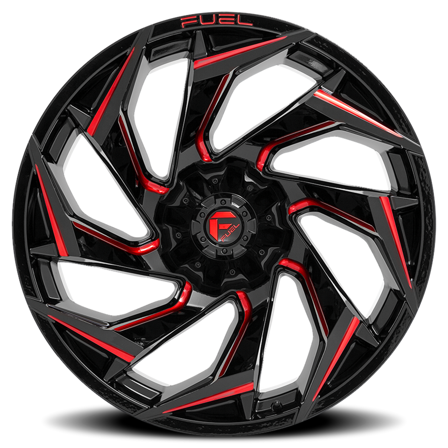Fuel Reaction 22x12 8x180 -44 Black - Image 3