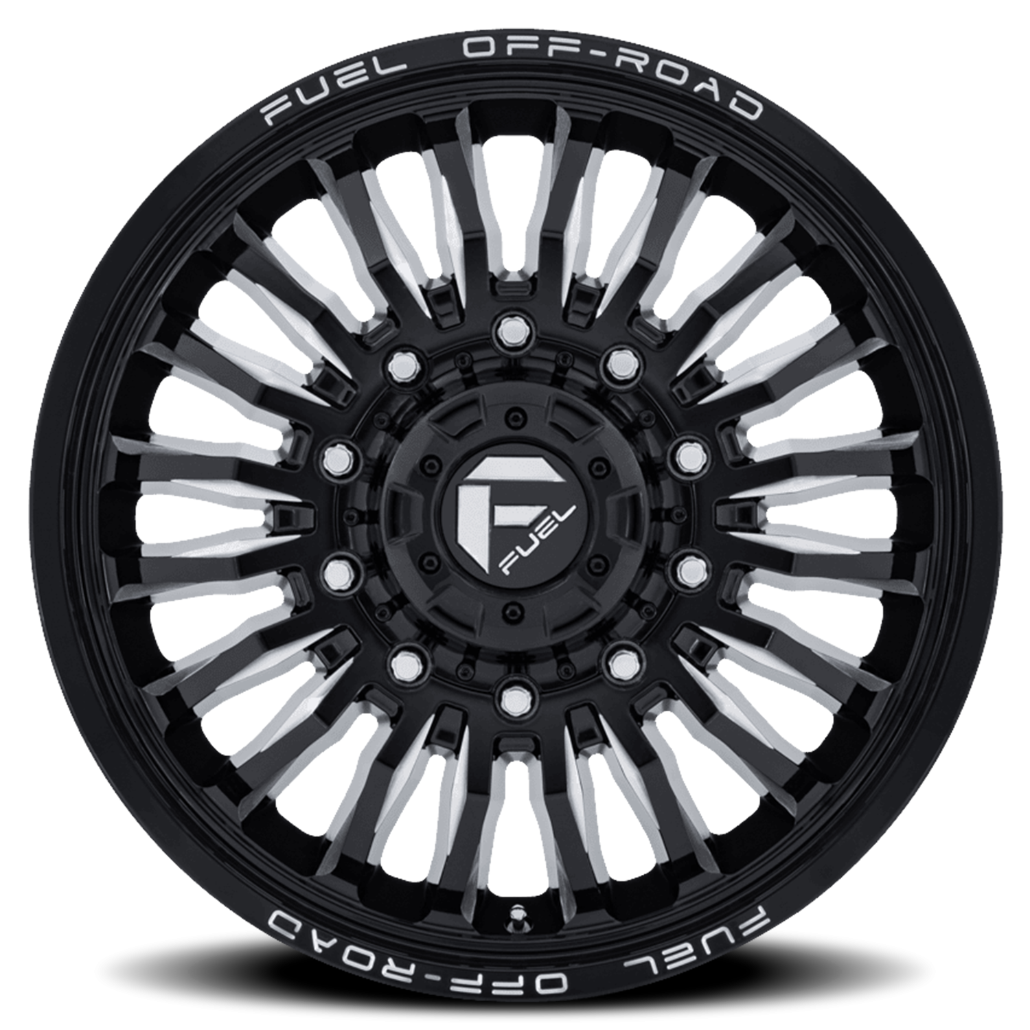 Fuel Arc Dually 22x8.25 10x225 +104 Black - Image 3