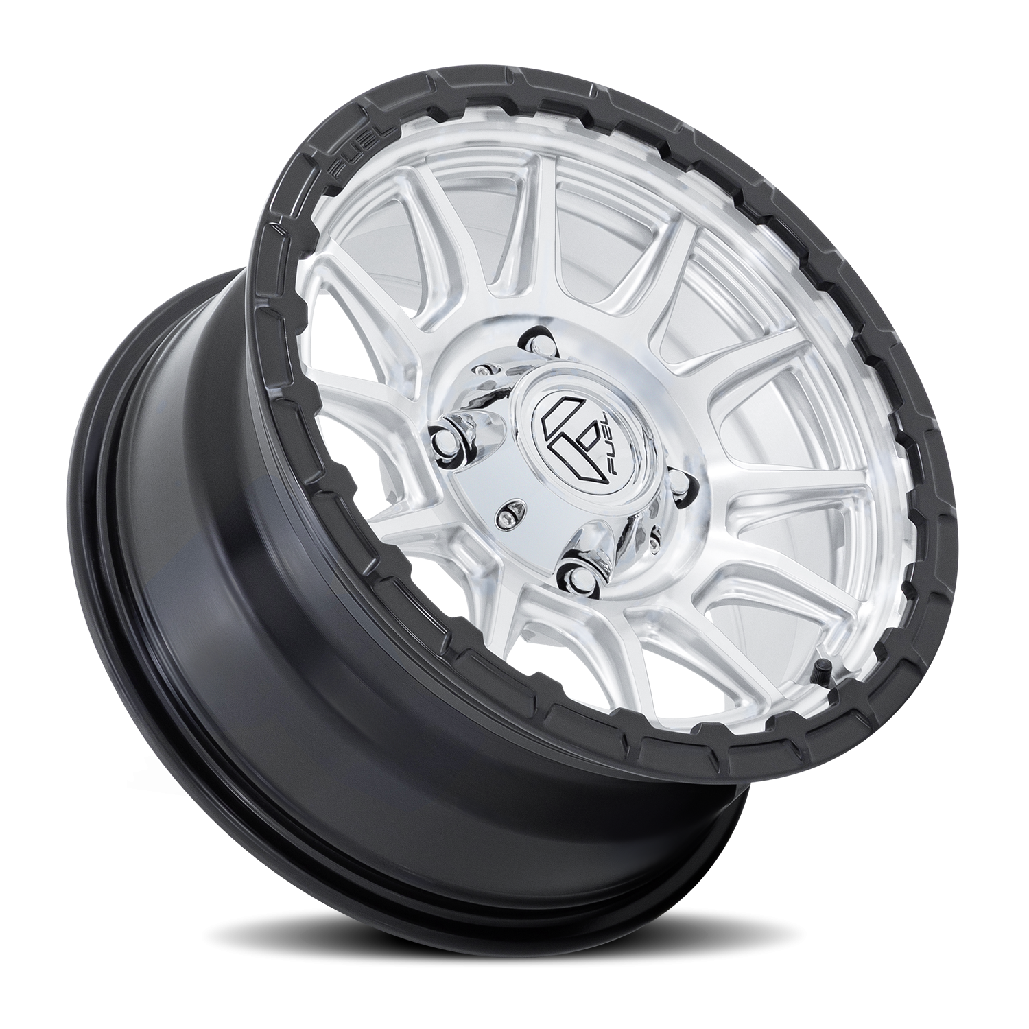 Fuel Piston UTV 15x7 4x137 +10 Hyper Silver - Image 2