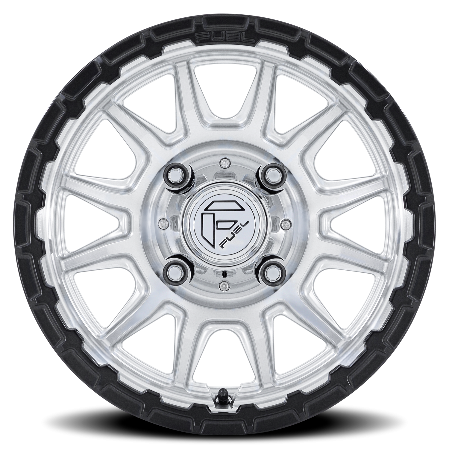 Fuel Piston UTV 15x7 4x137 +38 Hyper Silver - Image 3