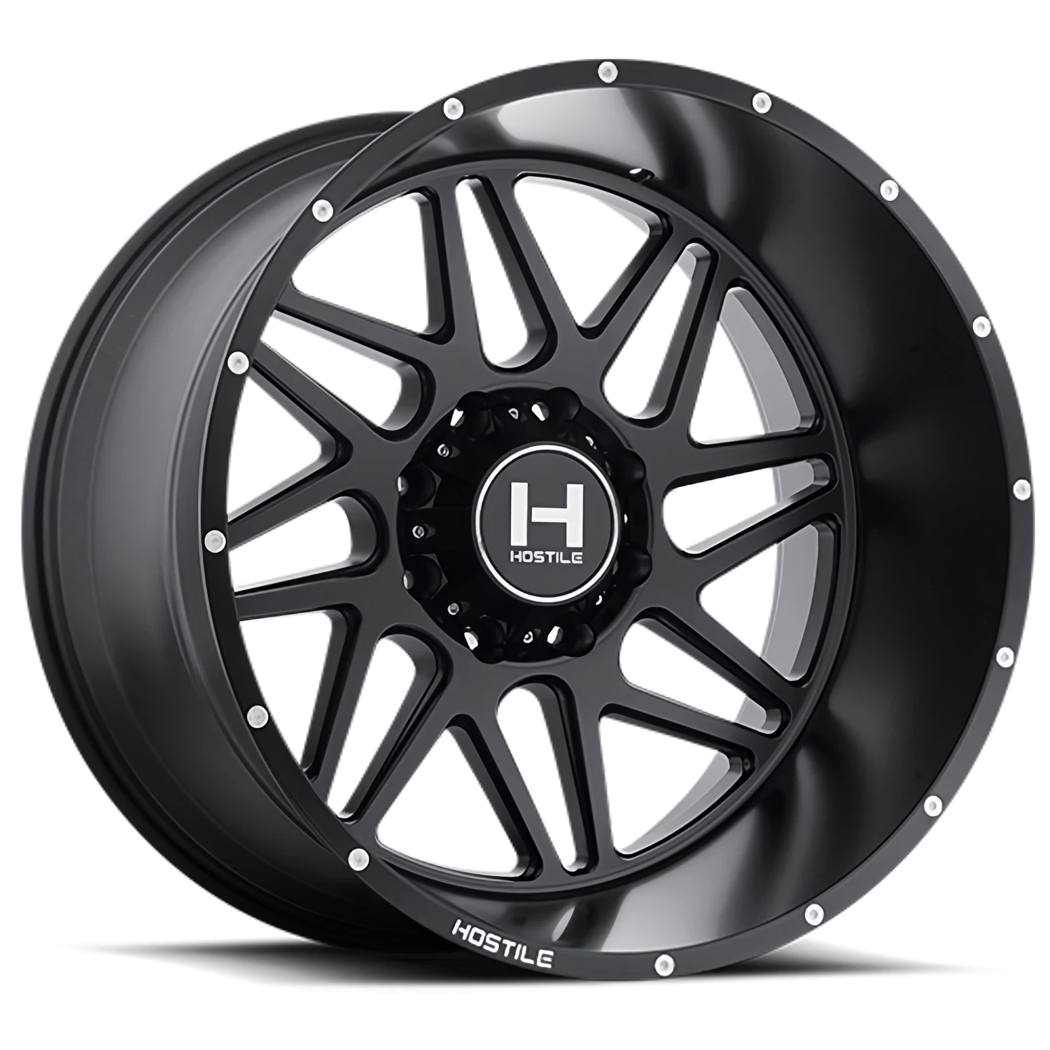 Hostile Sprocket 22x12 8x180 -44 Black